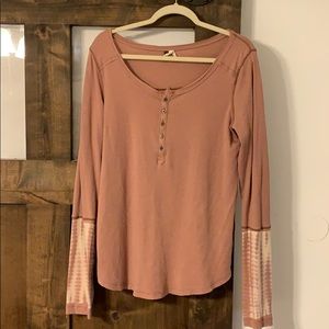 Free people long sleeve shirt